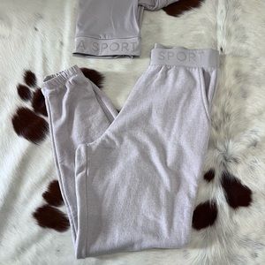 LIKE NEW VS Sport Lounge Sweat Pants Purplish Grey